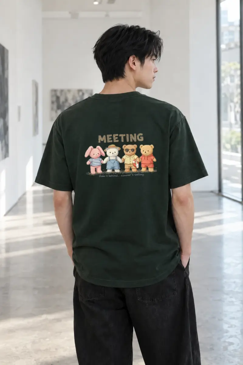 "Summer's Calling" Heavyweight Unisex Crewneck T-shirt | Gildan 5000