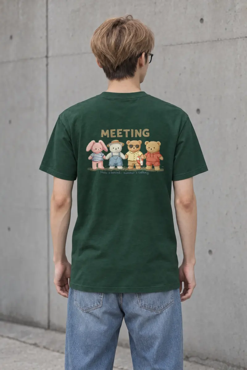 "Summer's Calling" Heavyweight Unisex Crewneck T-shirt