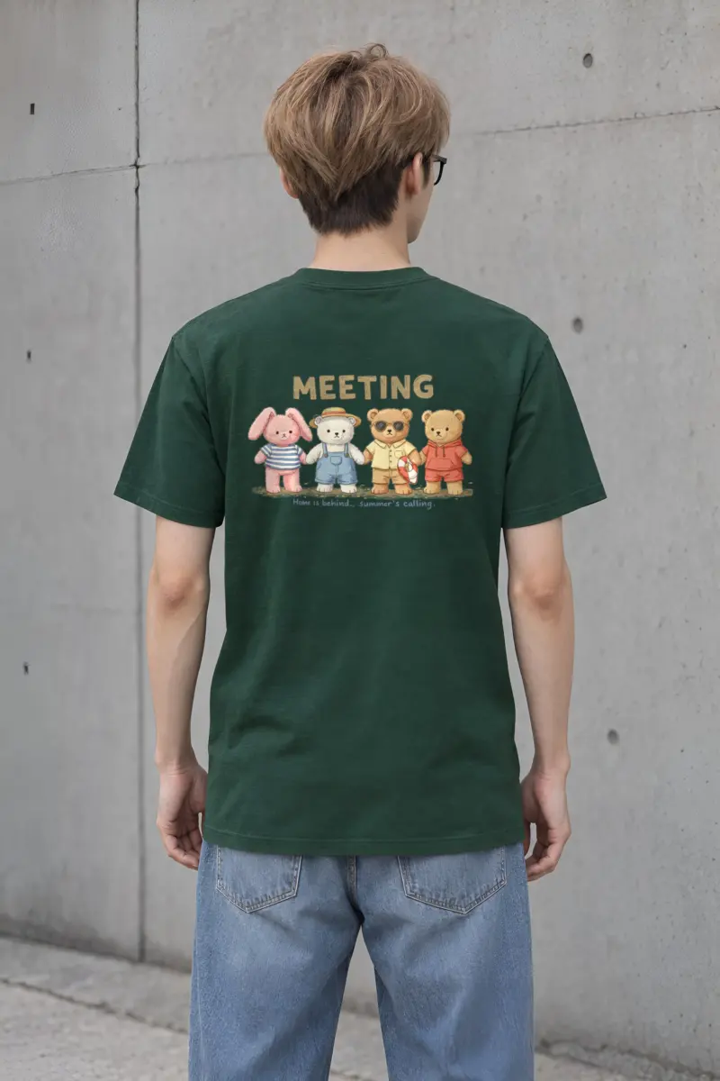 "Summer's Calling" Heavyweight Unisex Crewneck T-shirt