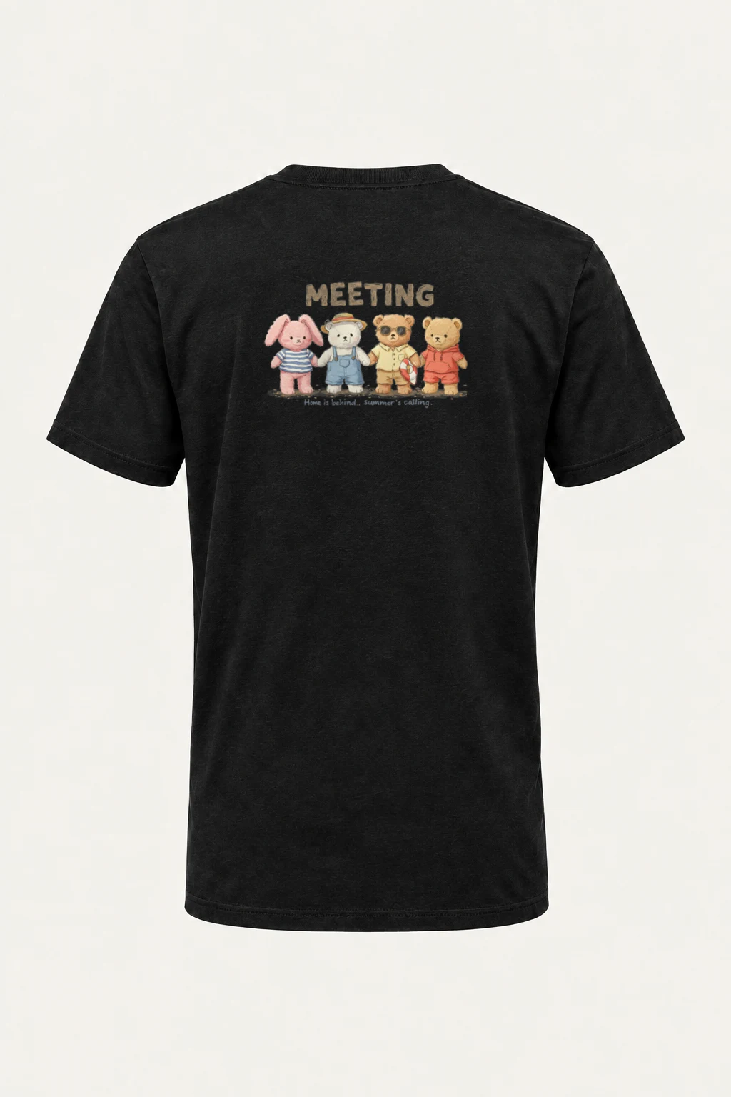 "Summer's Calling" Heavyweight Unisex Crewneck T-shirt | Gildan 5000