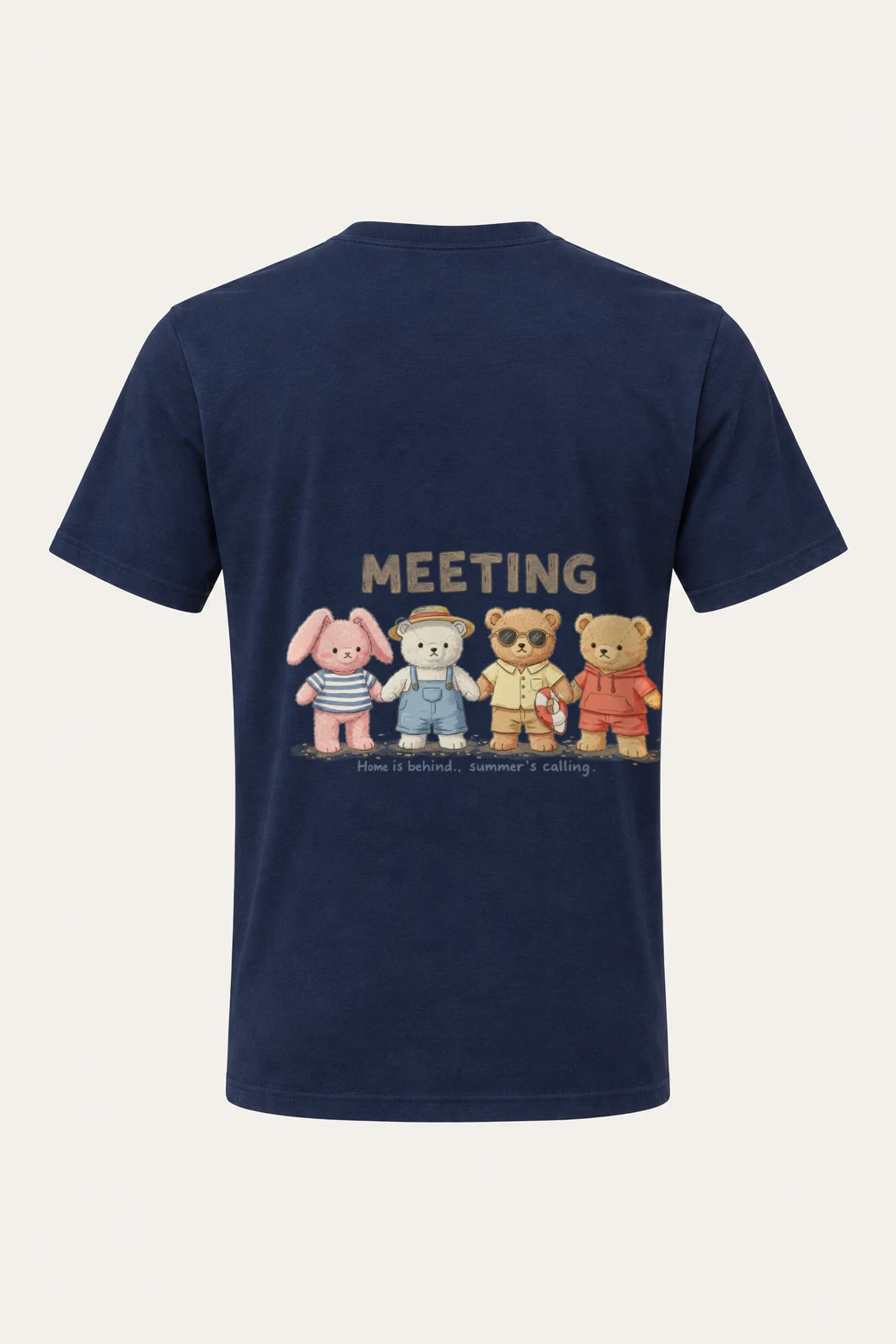 "Summer's Calling" Heavyweight Unisex Crewneck T-shirt | Gildan 5000
