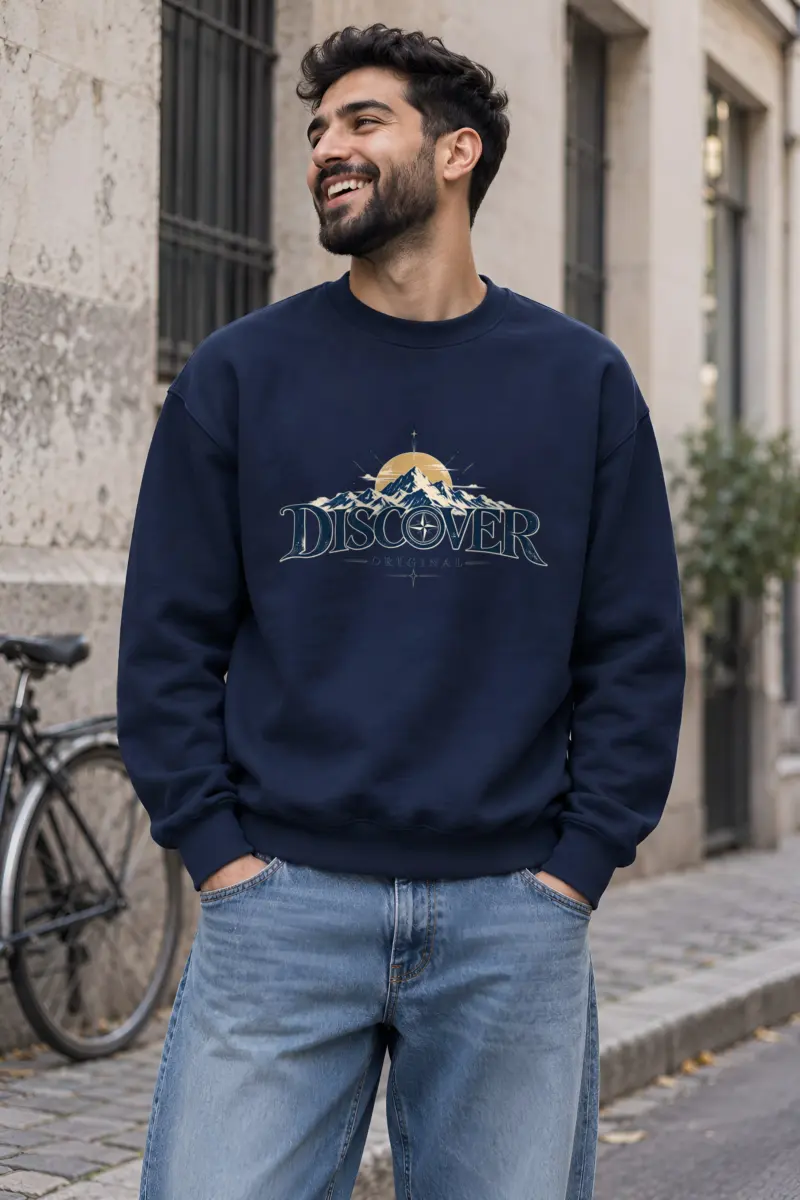 "Summit Compass Emblem" Heavy Blend Unisex Crewneck Sweatshirt