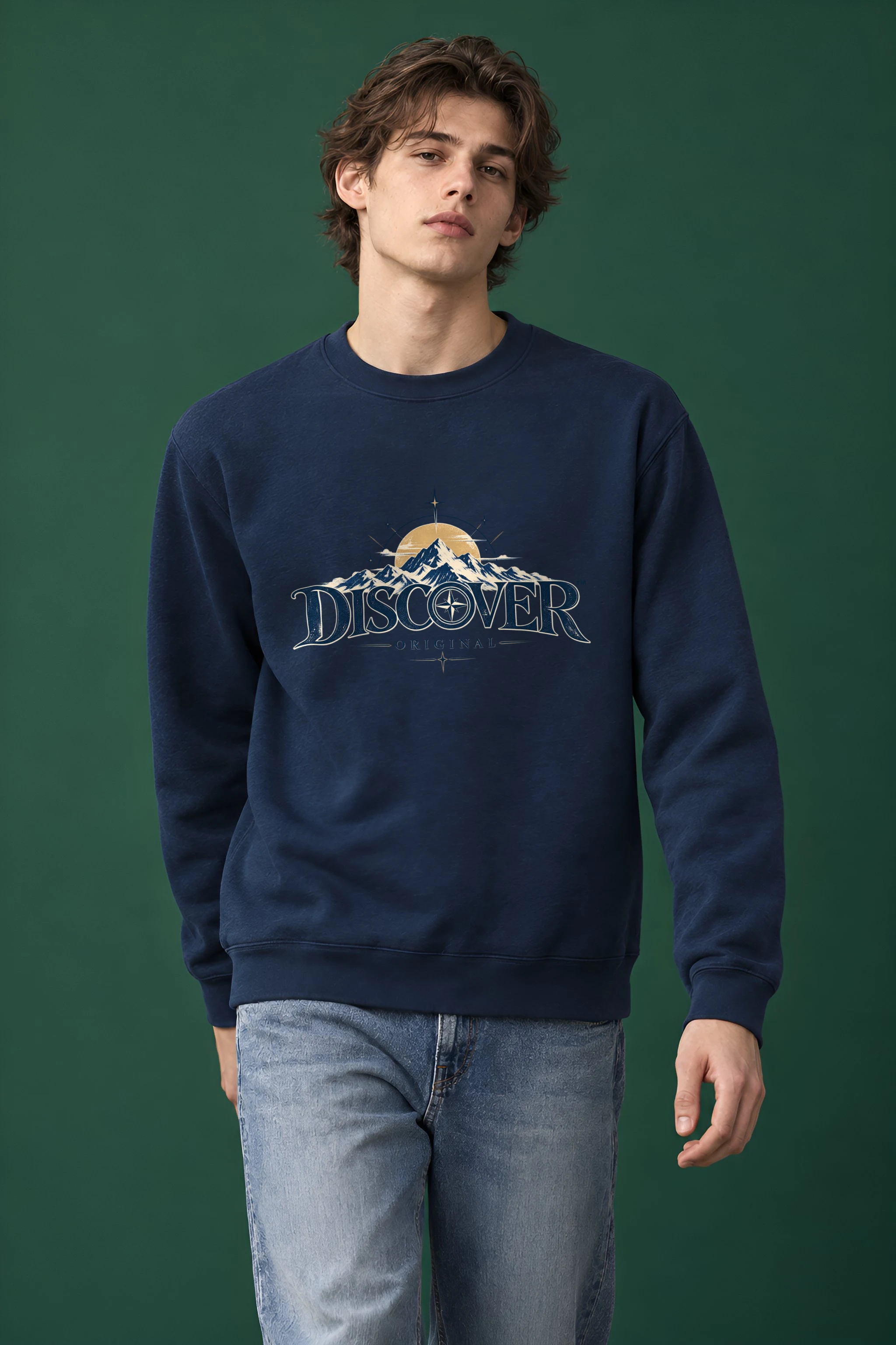 "Summit Compass Emblem" 1 Crewneck Sweatshirt