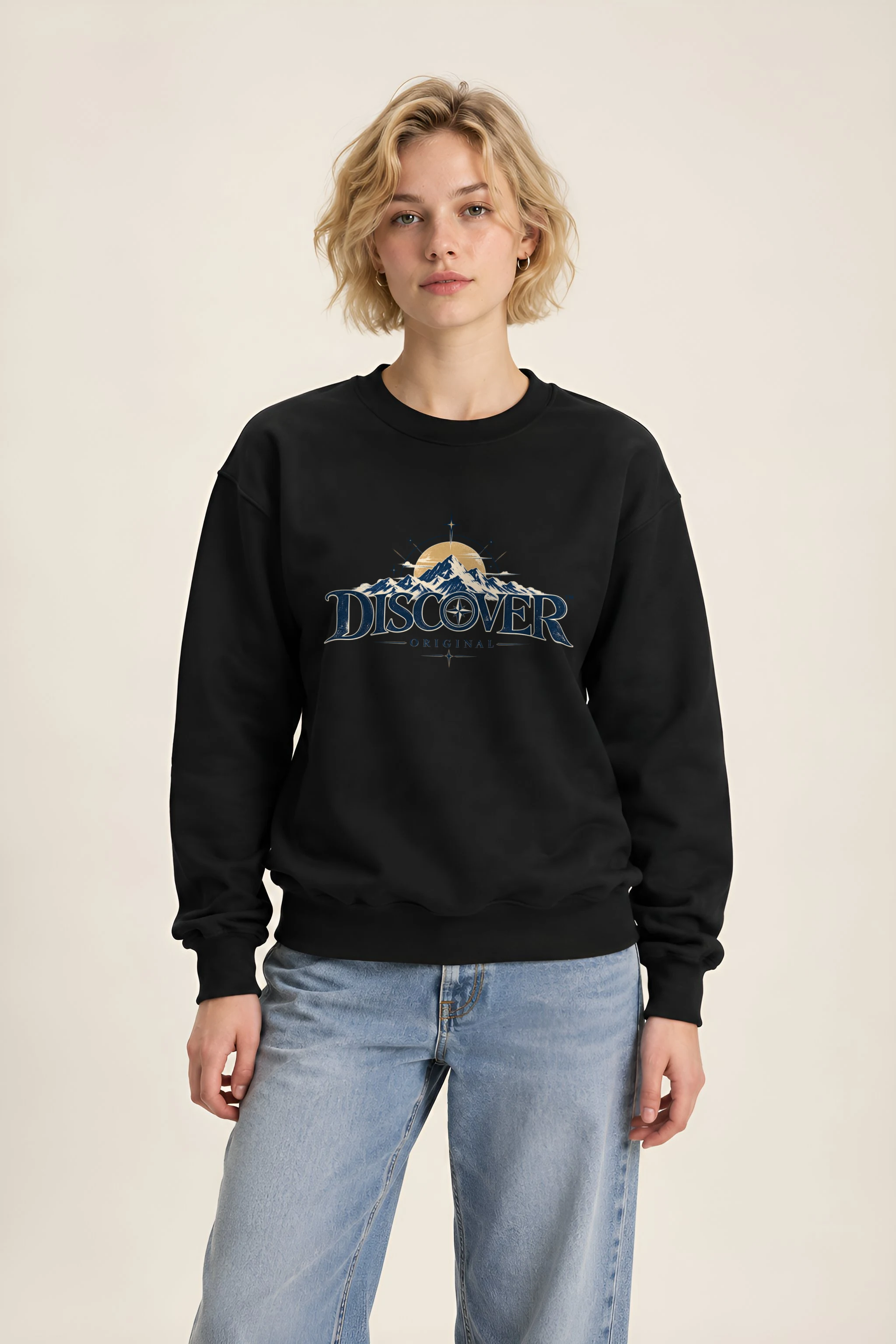 "Summit Compass Emblem" 1 Crewneck Sweatshirt