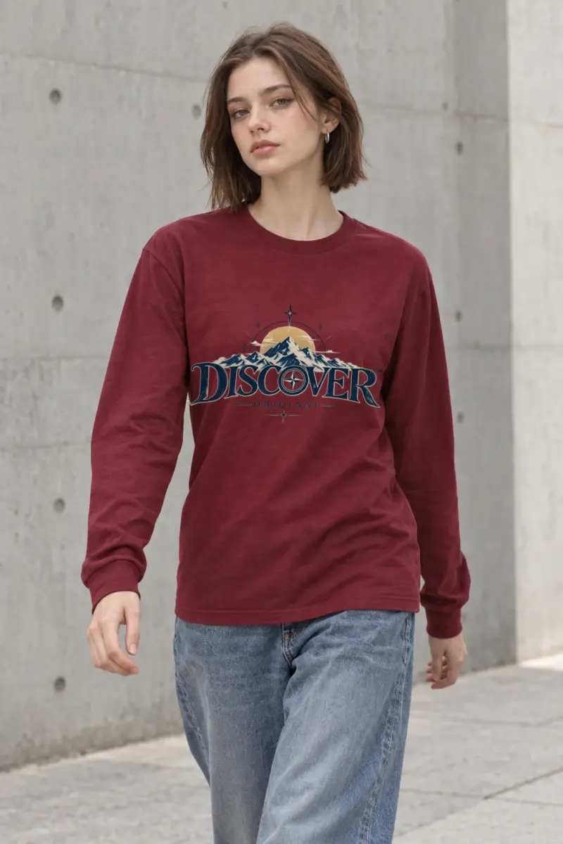 "Summit Compass" Unisex Longsleeve T-shirt