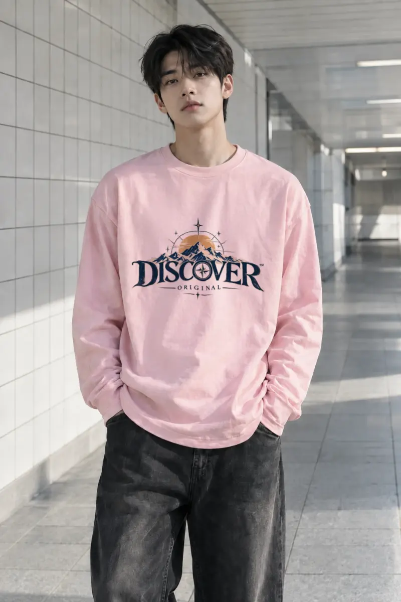 "Summit Compass" Unisex Longsleeve T-shirt | Gildan 2400