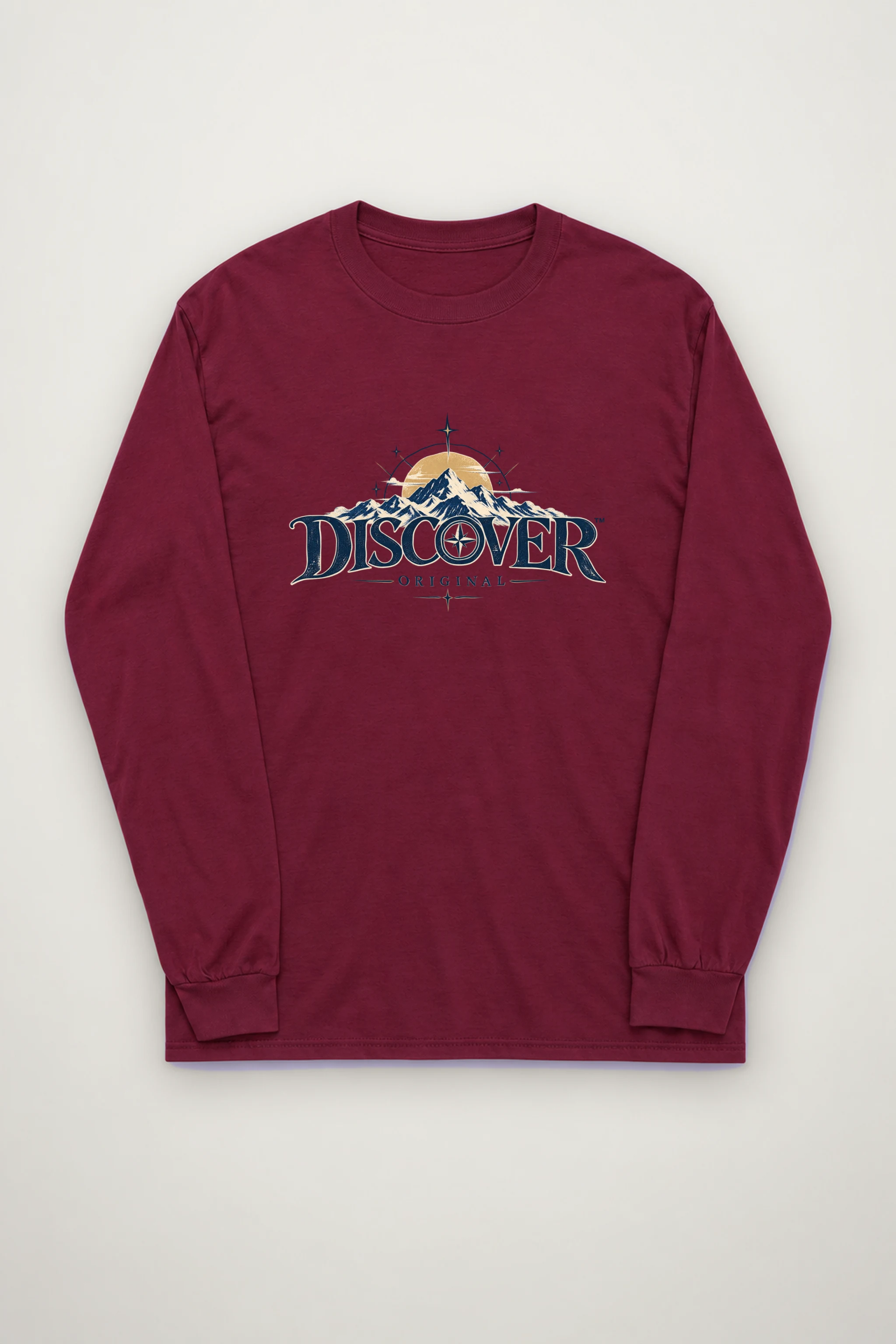 "Summit Compass" Unisex Longsleeve T-shirt