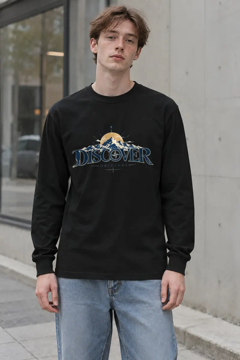 "Summit Compass" Unisex Longsleeve T-shirt