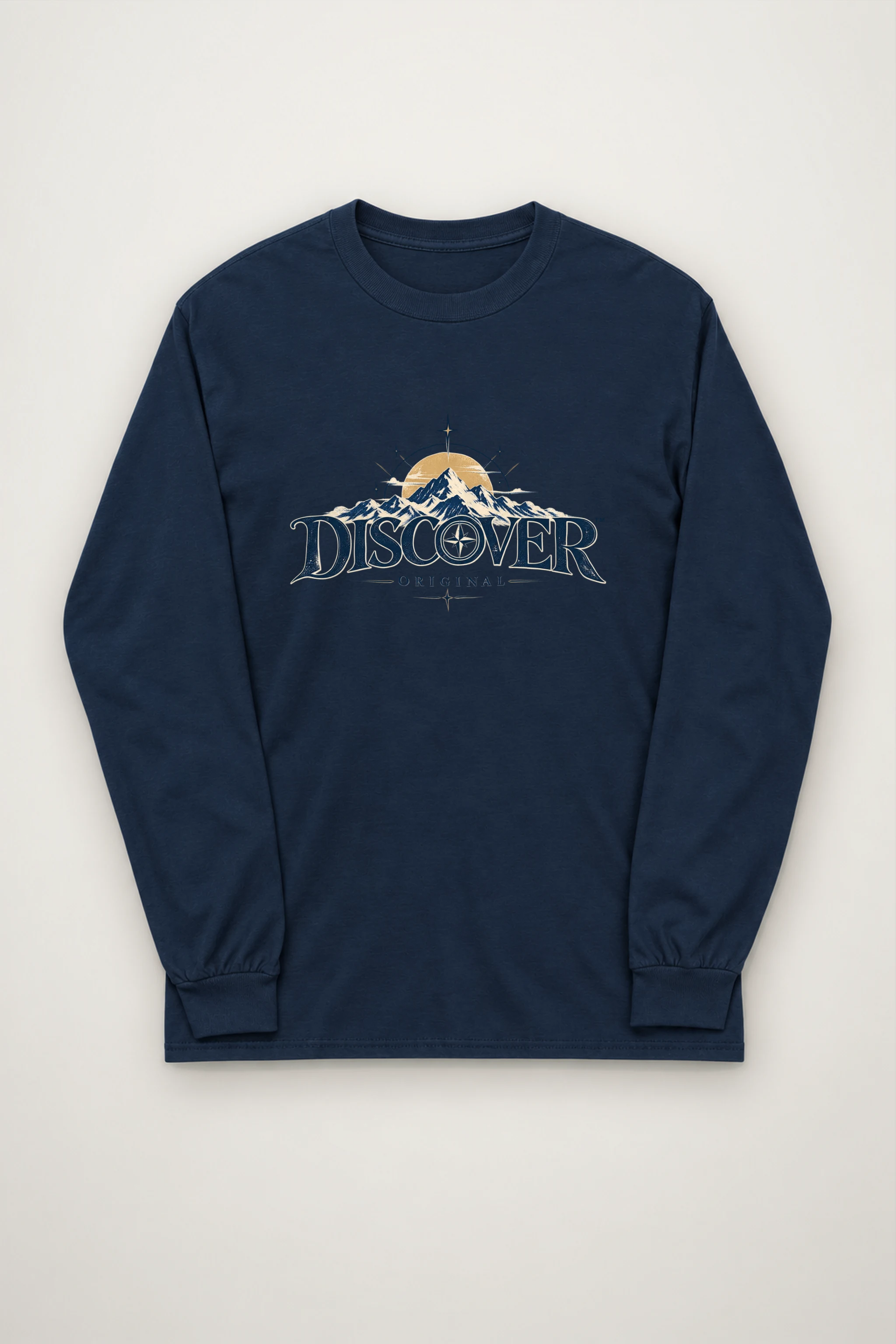 "Summit Compass" Unisex Longsleeve T-shirt
