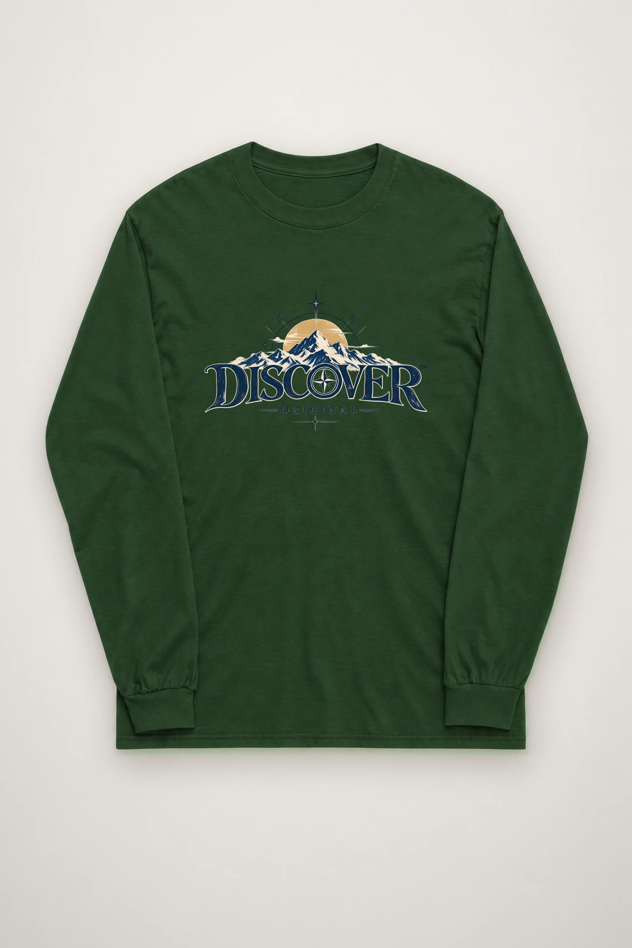 "Summit Compass" Unisex Longsleeve T-shirt