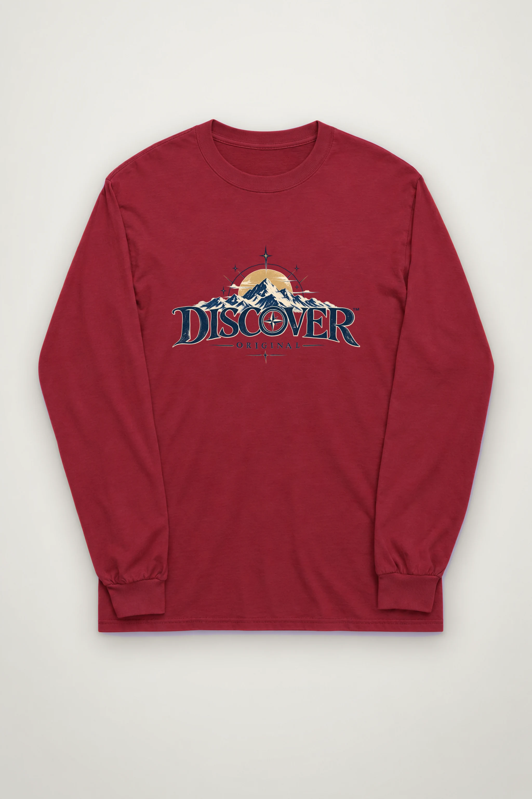 "Summit Compass" Unisex Longsleeve T-shirt