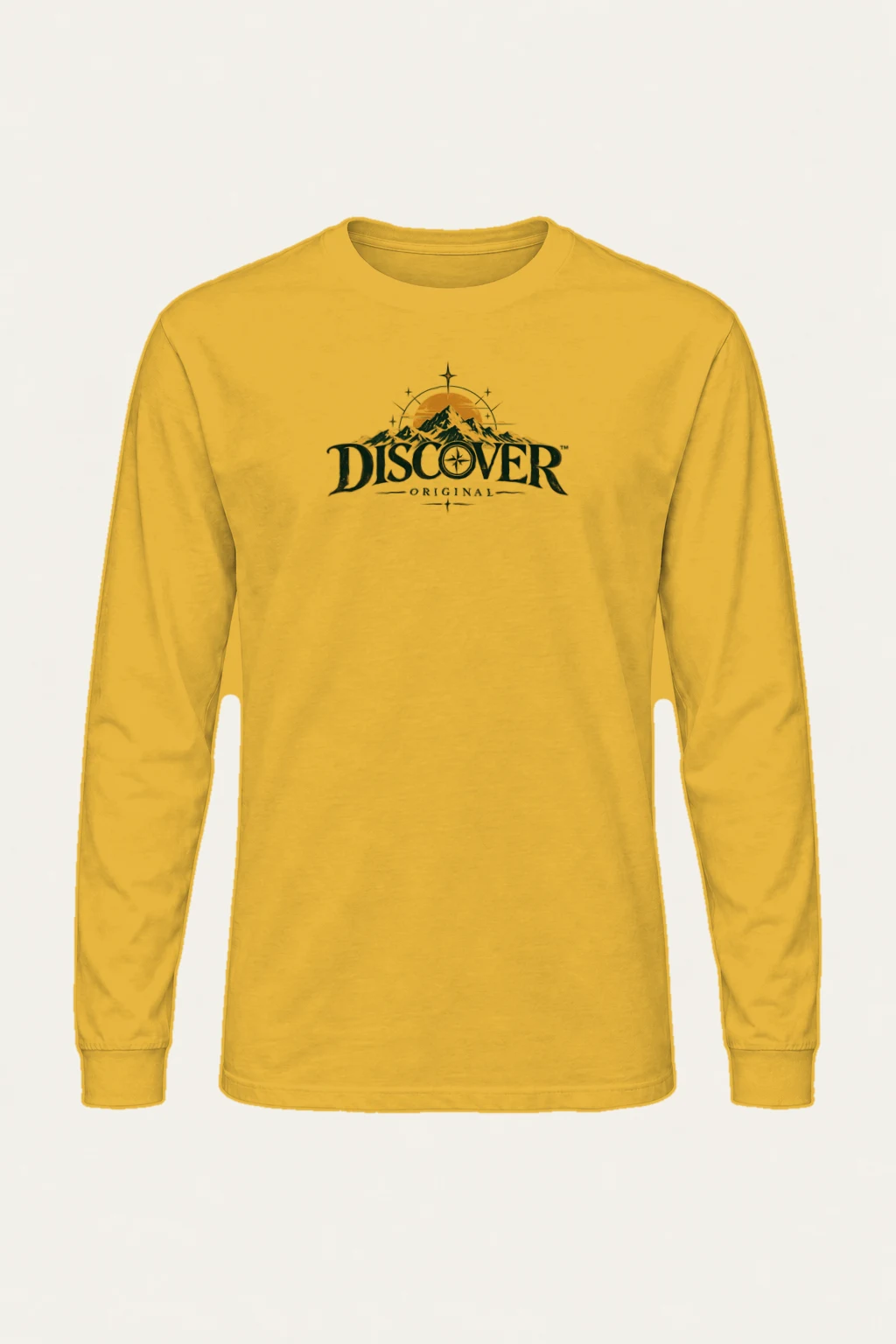 "Summit Compass" Unisex Longsleeve T-shirt | Gildan 2400