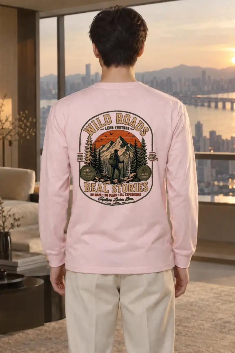 "Summit Story" Unisex Longsleeve T-shirt | Gildan 2400