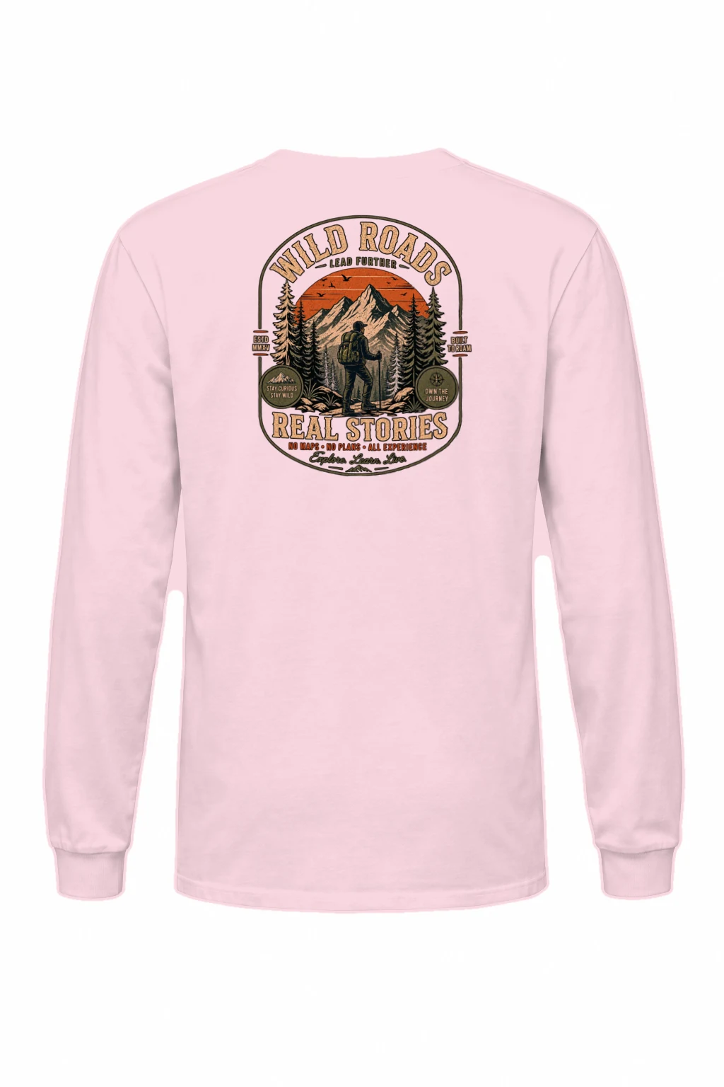 "Summit Story" Unisex Longsleeve T-shirt | Gildan 2400
