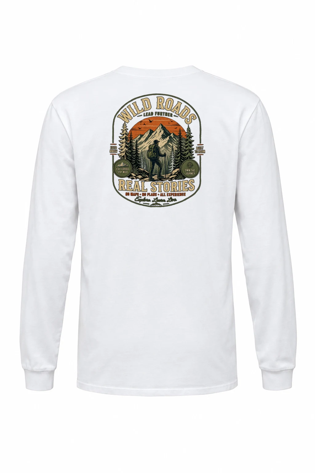 "Summit Story" Unisex Longsleeve T-shirt | Gildan 2400
