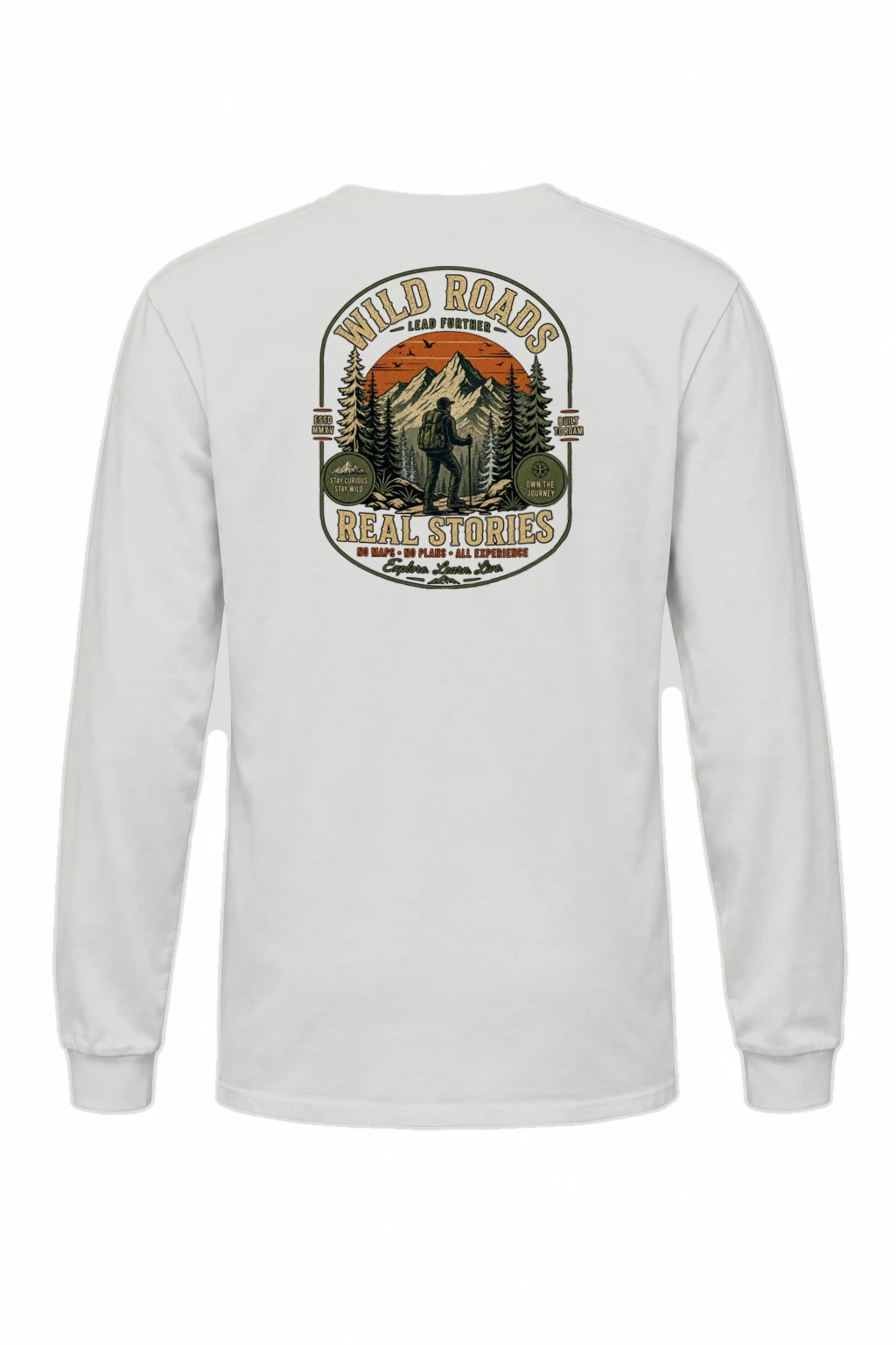 "Summit Story" Unisex Longsleeve T-shirt | Gildan 2400