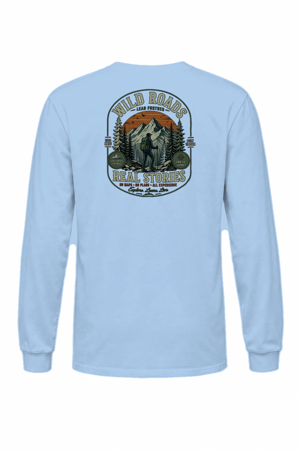 "Summit Story" Unisex Longsleeve T-shirt | Gildan 2400