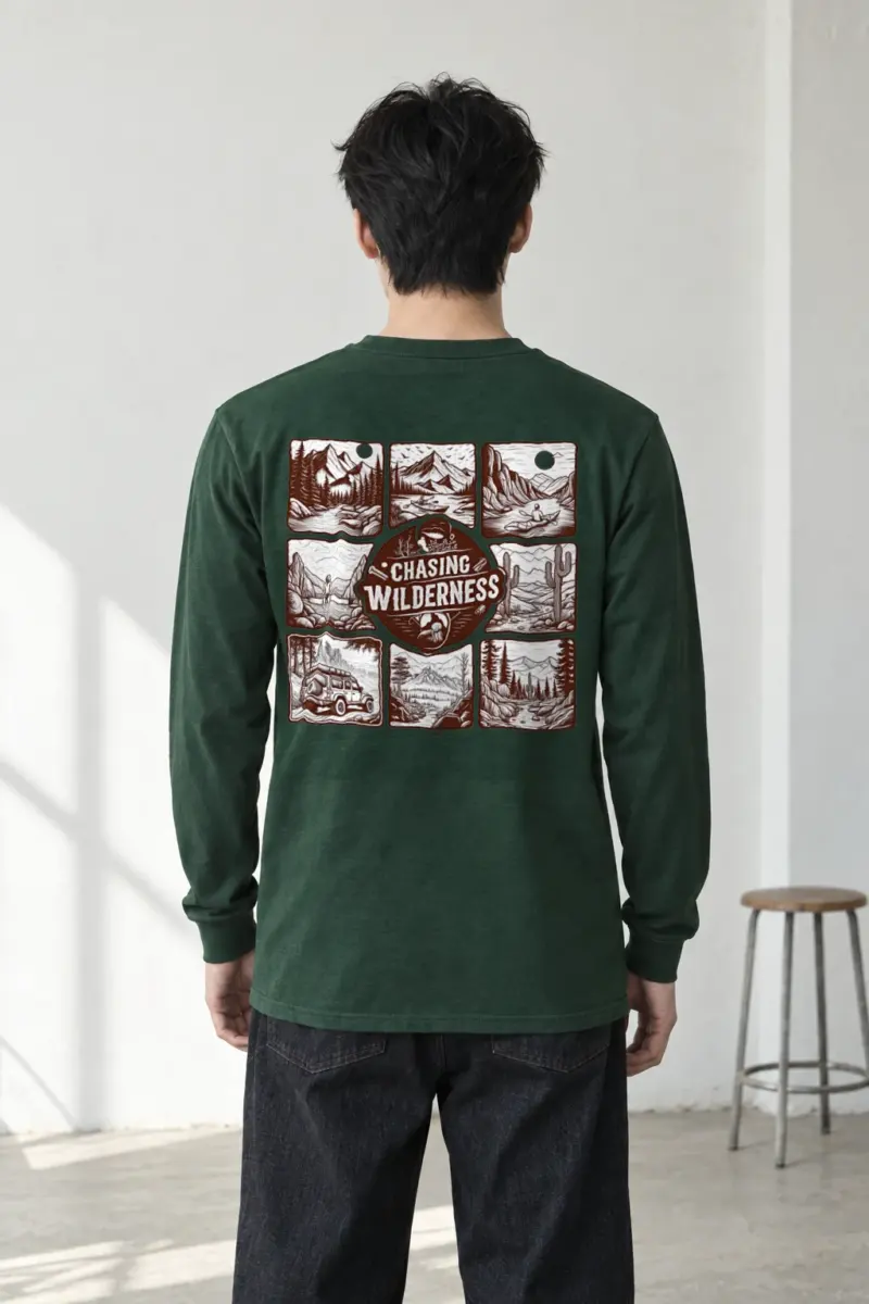 "Summit Trail Emblem" Unisex Longsleeve T-shirt