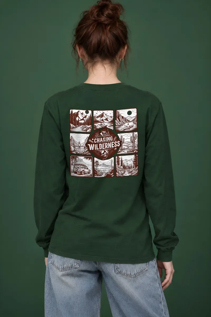 "Summit Trail Emblem" Unisex Longsleeve T-shirt