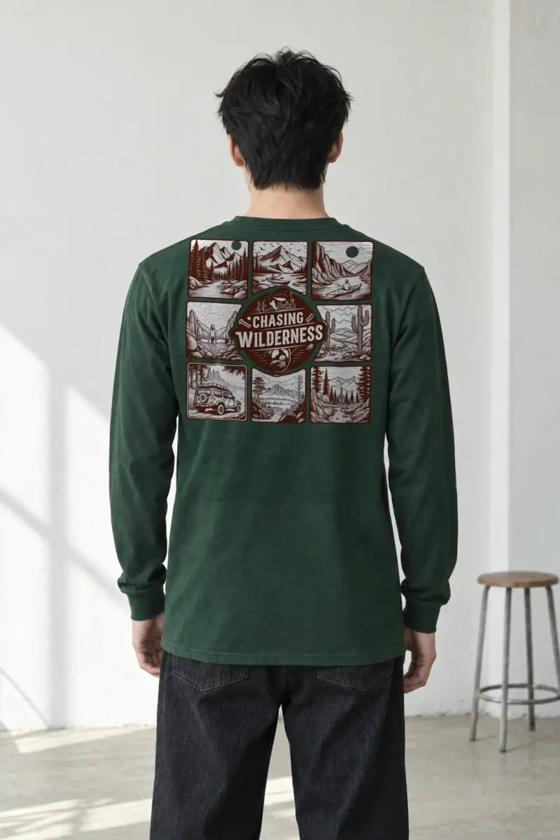 "Summit Trail Emblem" Unisex Longsleeve T-shirt