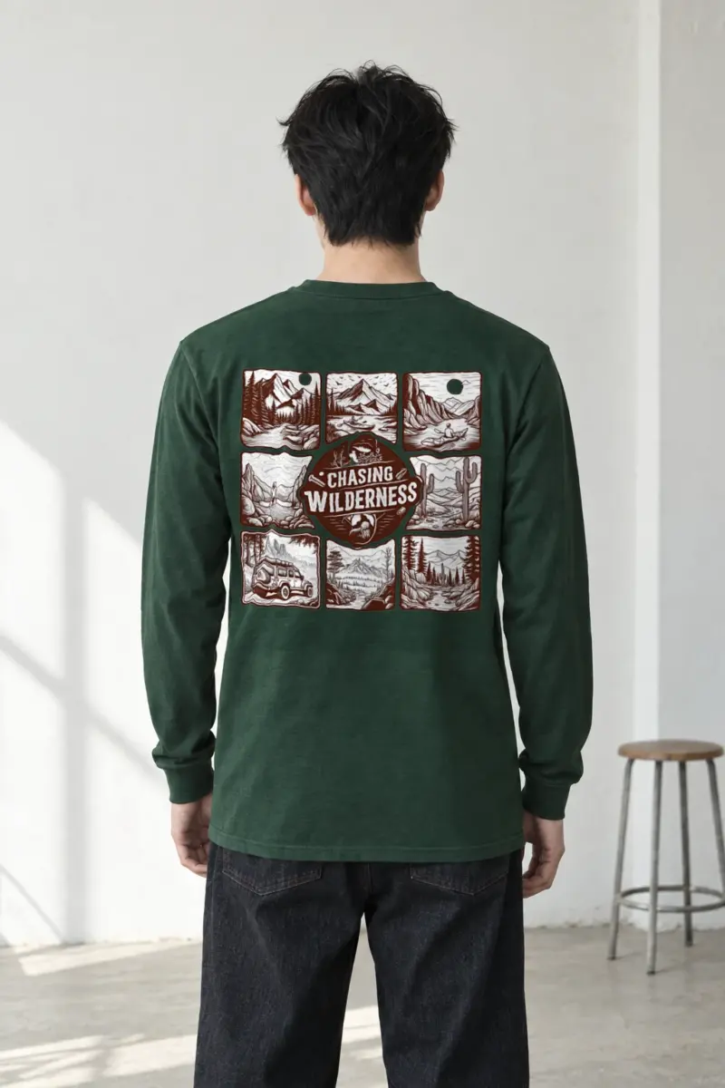 "Summit Trail Emblem" Unisex Longsleeve T-shirt