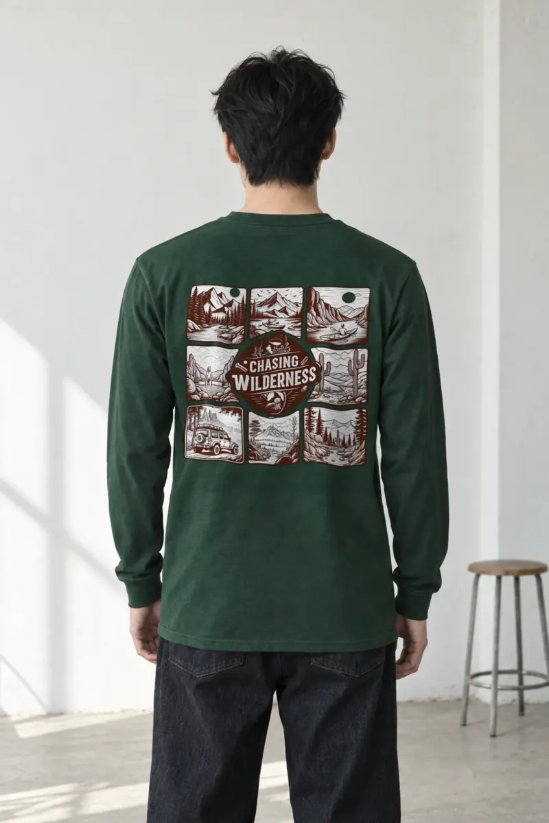 "Summit Trail Emblem" Unisex Longsleeve T-shirt