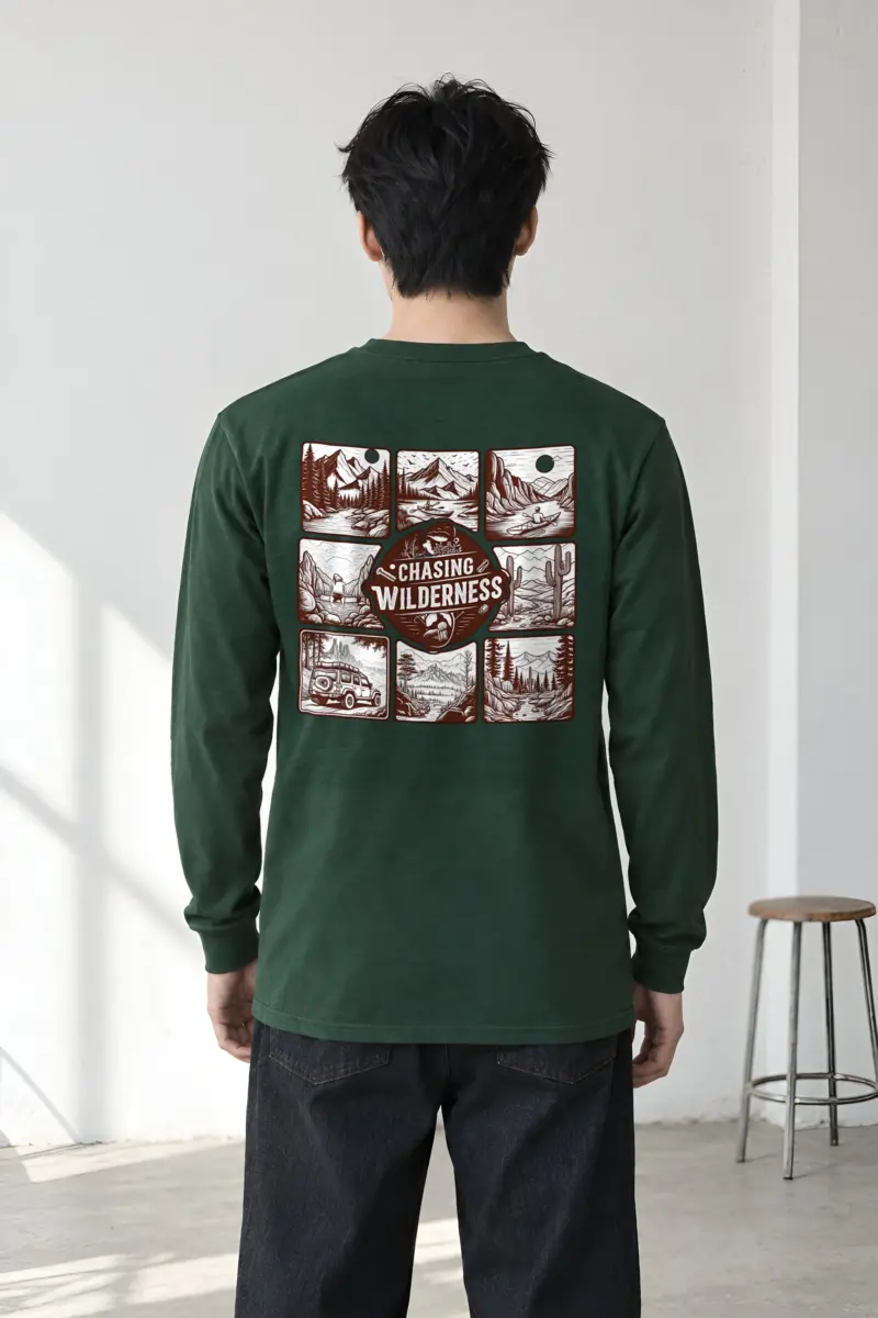 "Summit Trail Emblem" Unisex Longsleeve T-shirt