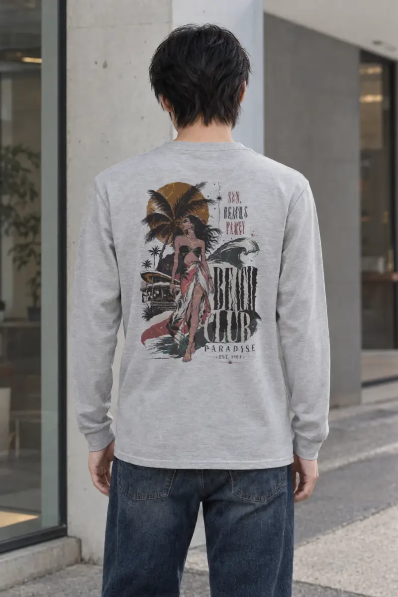 "Sun, Beach & Party" Unisex Longsleeve T-shirt