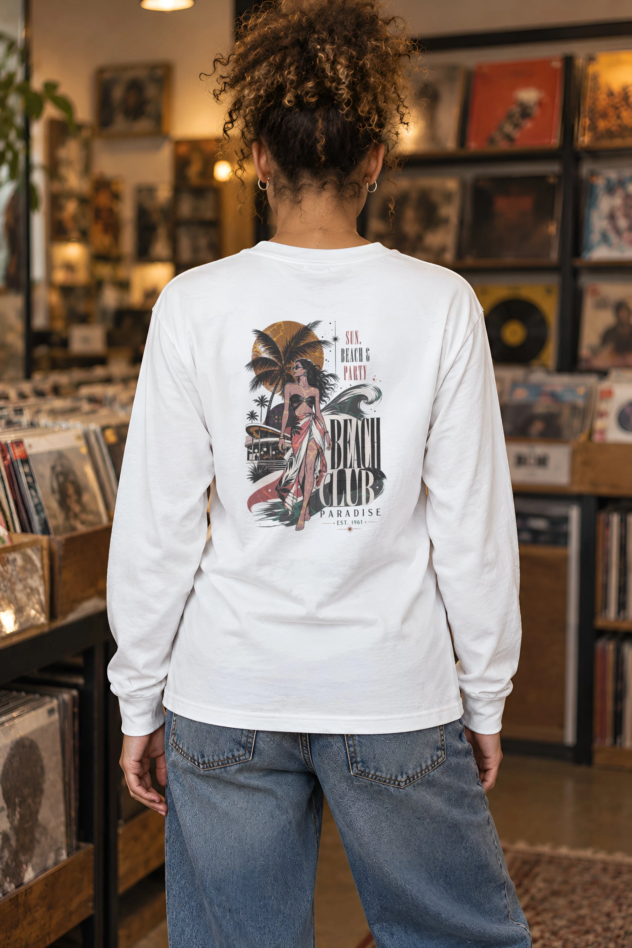 "Sun, Beach & Party" Unisex Longsleeve T-shirt