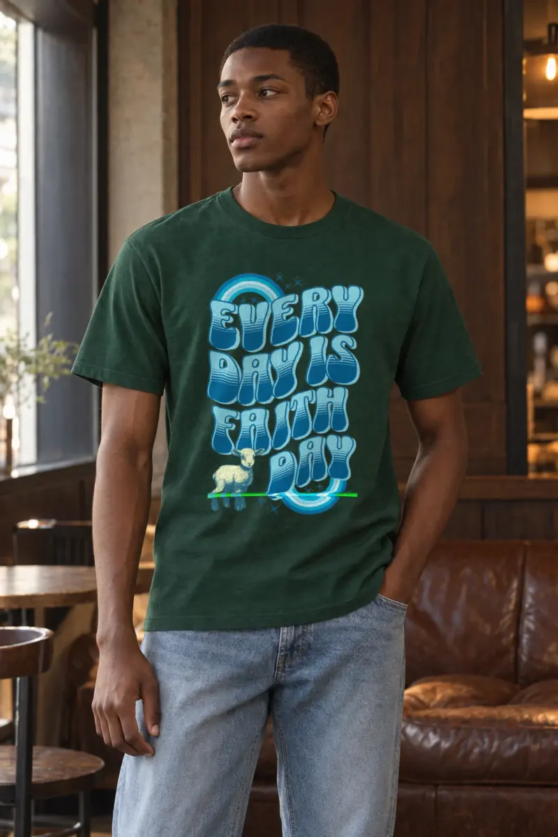 "Sunday Is Funday" Heavyweight Unisex Crewneck T-shirt | Gildan 5000