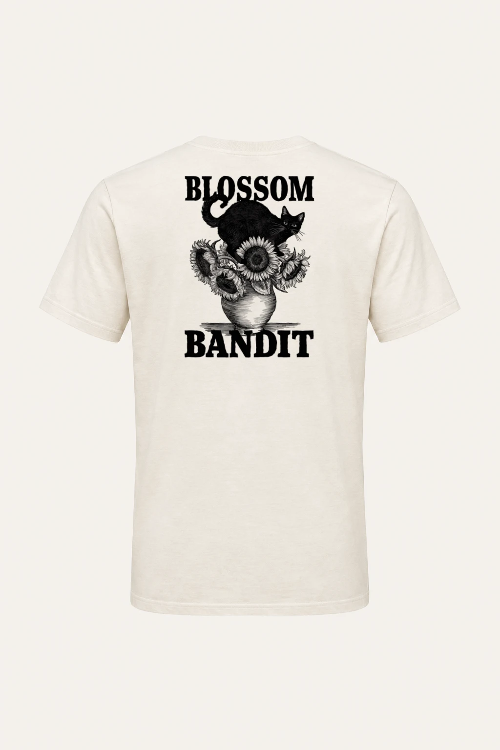 "Sunflower Sentinel" Heavyweight Unisex Crewneck T-shirt | Gildan 5000