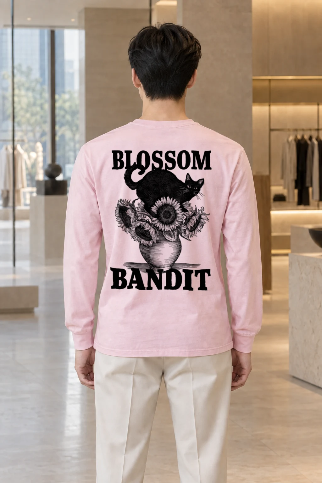"Sunflower Sentinel" Unisex Longsleeve T-shirt | Gildan 2400
