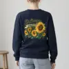 "Sunflower Tomorrow" Heavy Blend Unisex Crewneck Sweatshirt