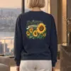 "Sunflower Tomorrow" Heavy Blend Unisex Crewneck Sweatshirt | Gildan 18000