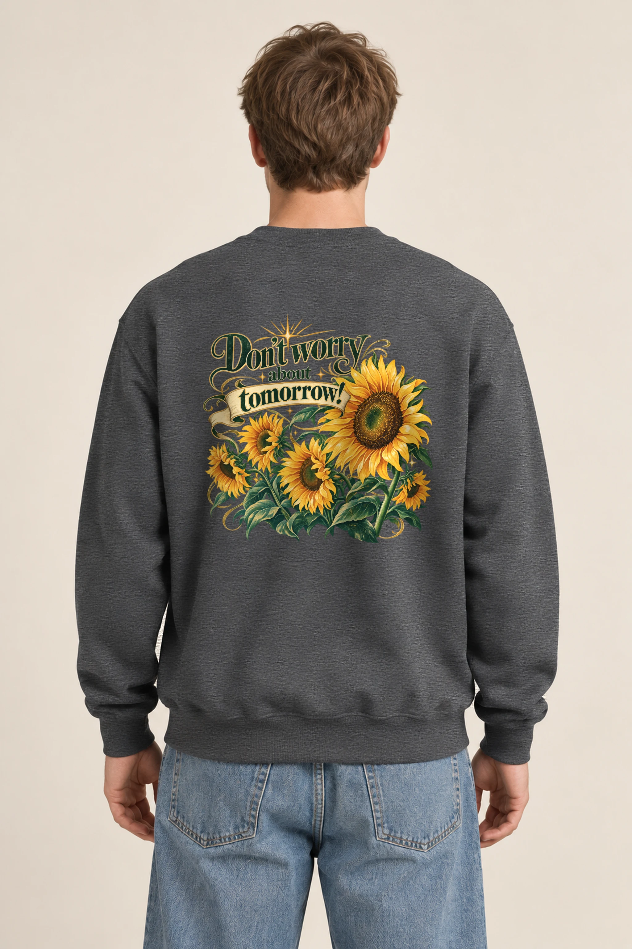 "Sunflower Tomorrow" 1 Crewneck Sweatshirt