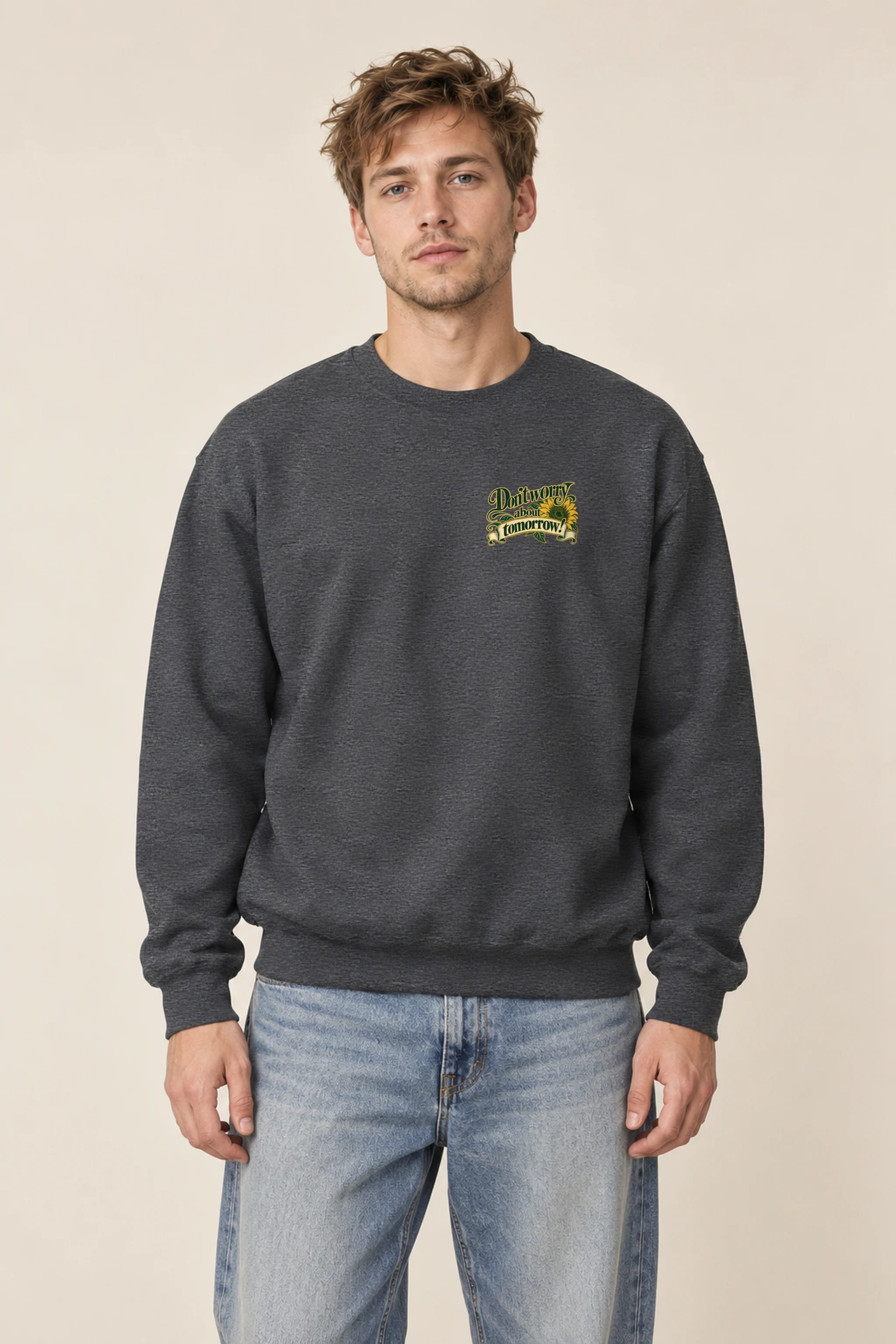 "Sunflower Tomorrow" 1 Crewneck Sweatshirt