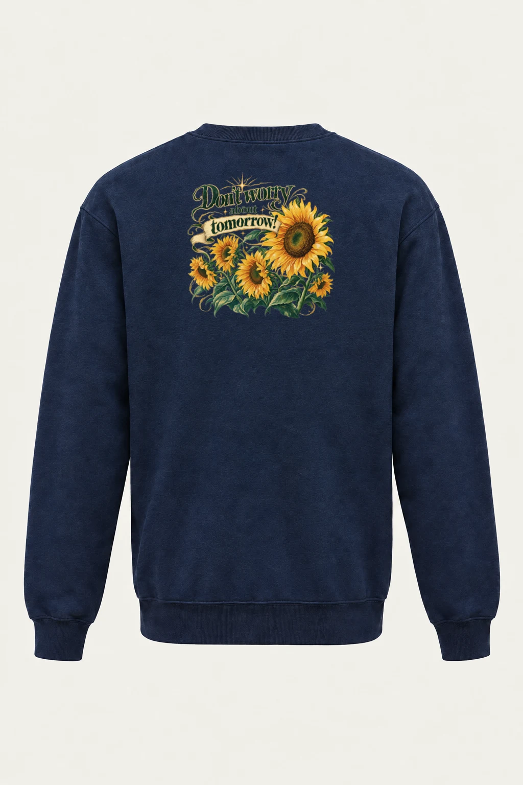 "Sunflower Tomorrow" Heavy Blend Unisex Crewneck Sweatshirt | Gildan 18000