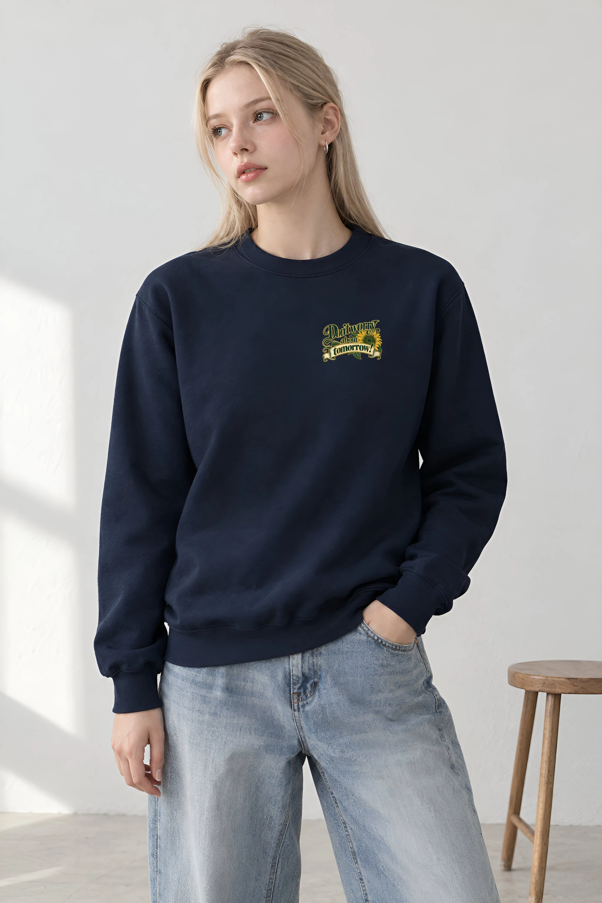 "Sunflower Tomorrow" 1 Crewneck Sweatshirt