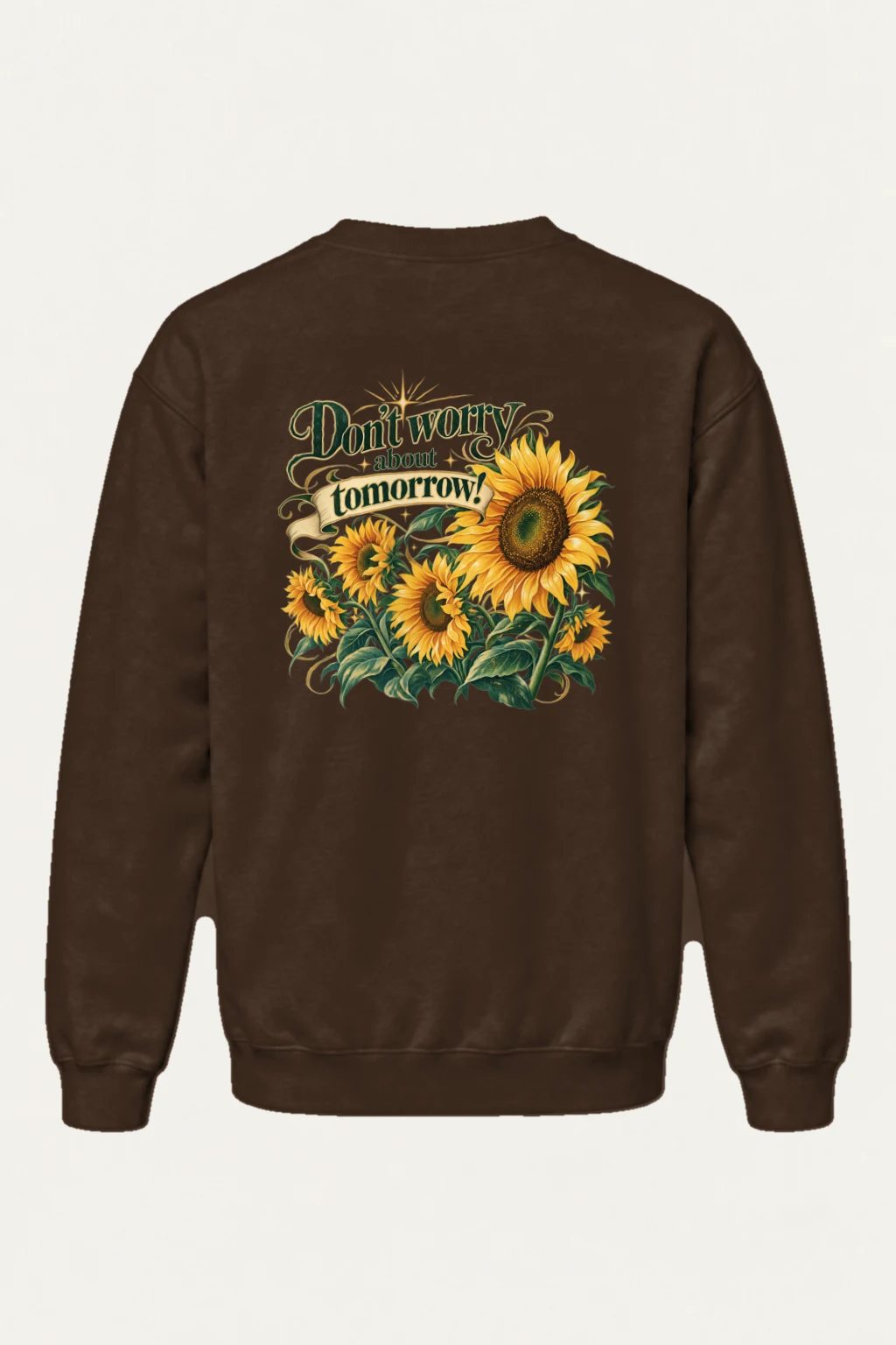 "Sunflower Tomorrow" Heavy Blend Unisex Crewneck Sweatshirt | Gildan 18000