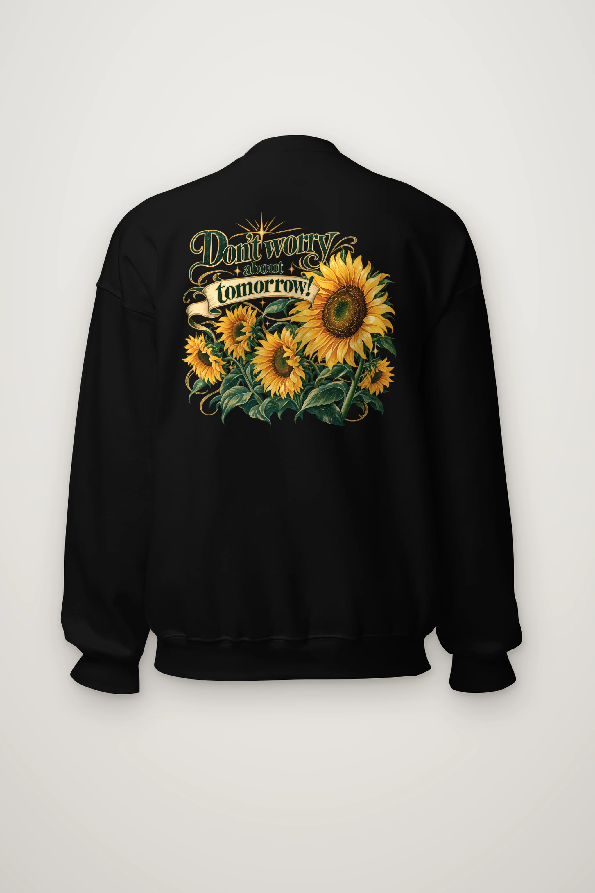 "Sunflower Tomorrow" Heavy Blend Unisex Crewneck Sweatshirt