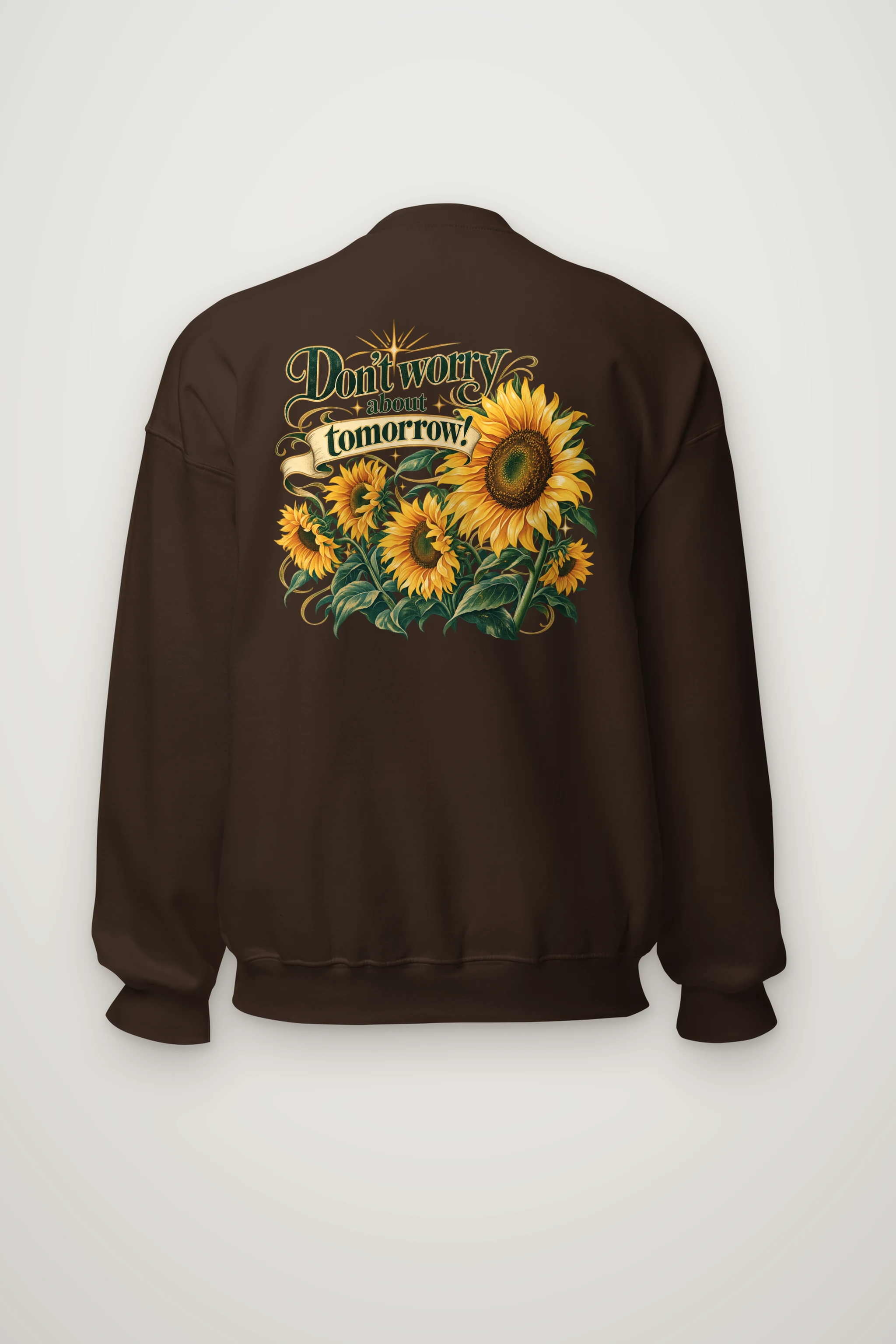 "Sunflower Tomorrow" Heavy Blend Unisex Crewneck Sweatshirt