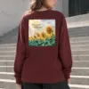 "Sunflower Tomorrow" Unisex Longsleeve T-shirt | Gildan 2400