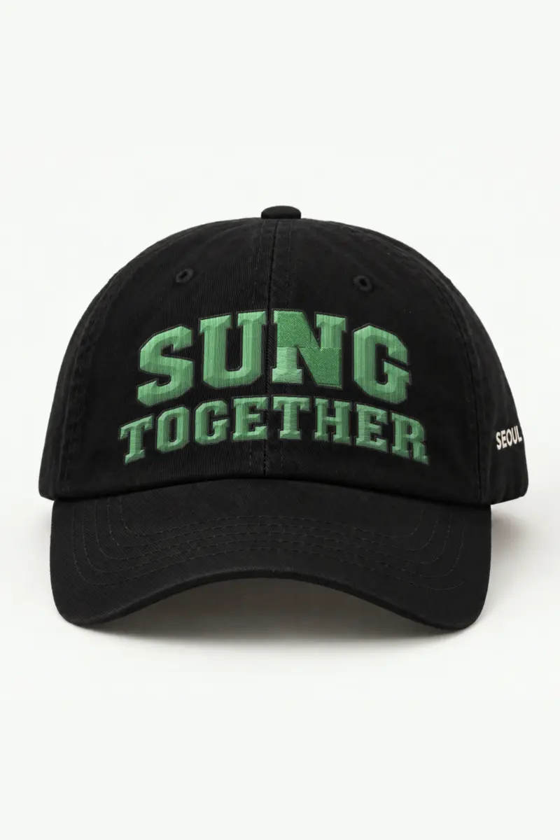 "Sung Together" Classic Dad Hat · Embroidered — black/cap-front