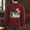 "Sunlit Ocean Scene" Heavy Blend Unisex Crewneck Sweatshirt