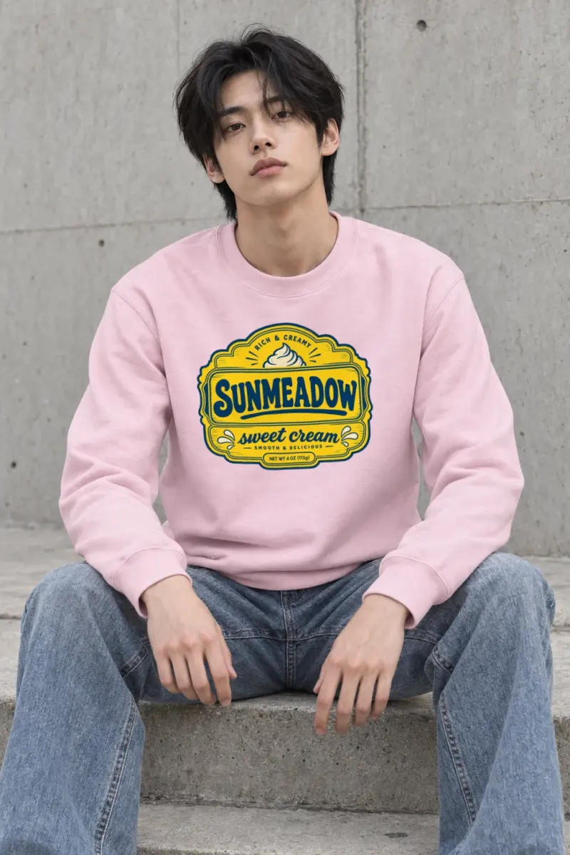 "Sunmeadow Sweet Cream" Heavy Blend Unisex Crewneck Sweatshirt