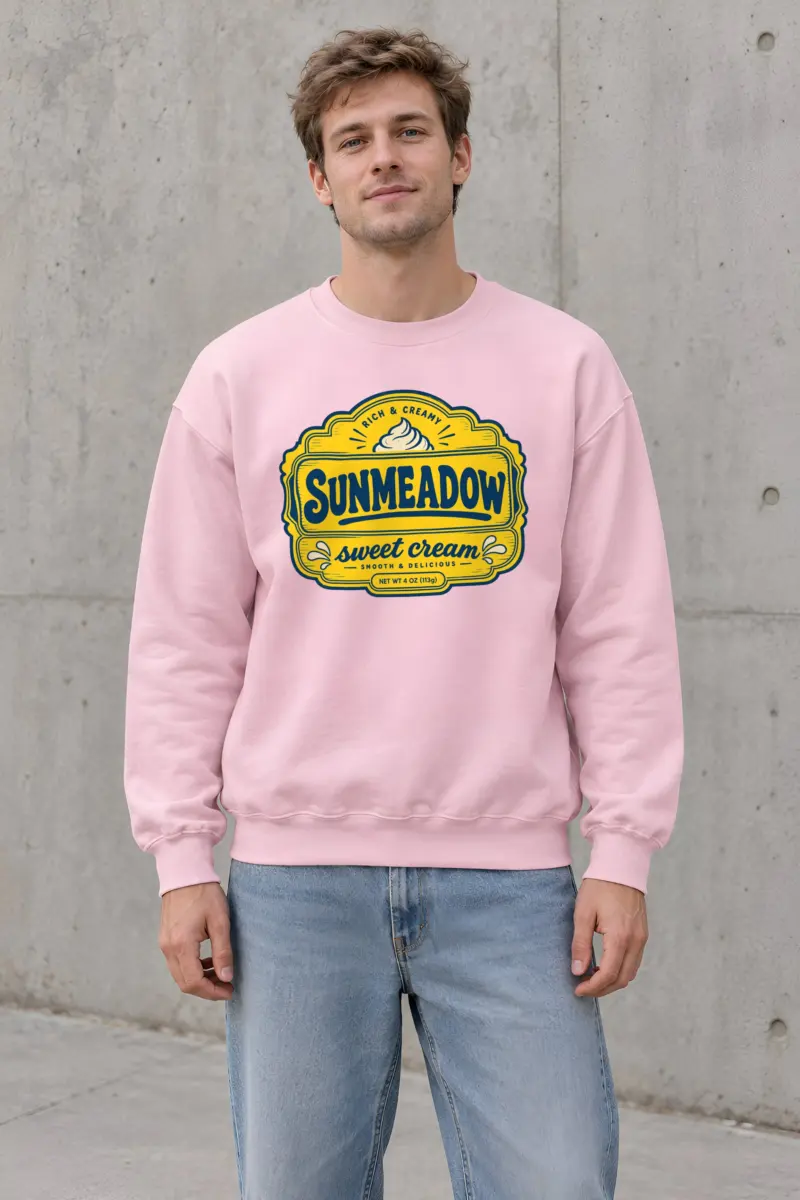 "Sunmeadow Sweet Cream" Heavy Blend Unisex Crewneck Sweatshirt