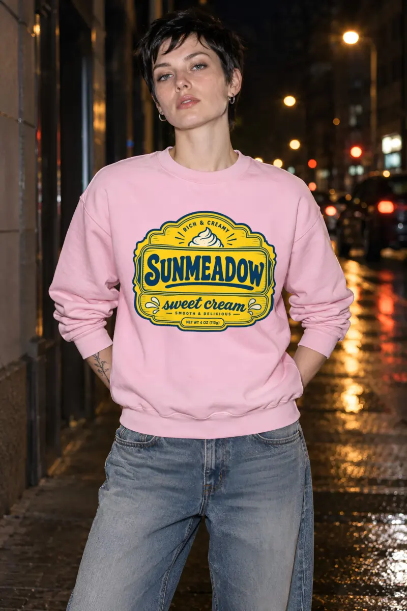 "Sunmeadow Sweet Cream" Heavy Blend Unisex Crewneck Sweatshirt
