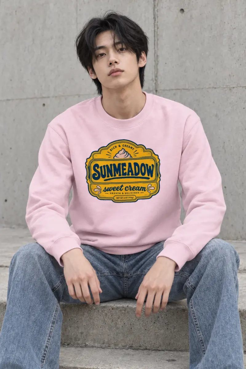"Sunmeadow Sweet Cream" Heavy Blend Unisex Crewneck Sweatshirt