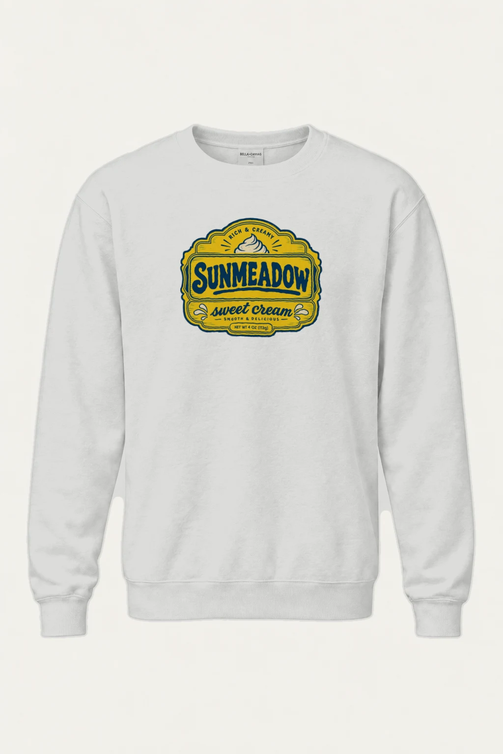 "Sunmeadow Sweet Cream" Heavy Blend Unisex Crewneck Sweatshirt | Gildan 18000