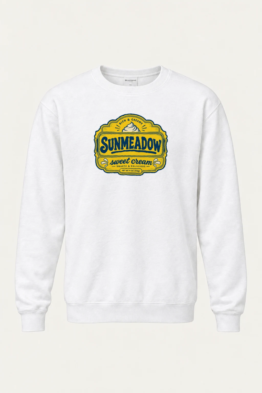 "Sunmeadow Sweet Cream" Heavy Blend Unisex Crewneck Sweatshirt | Gildan 18000